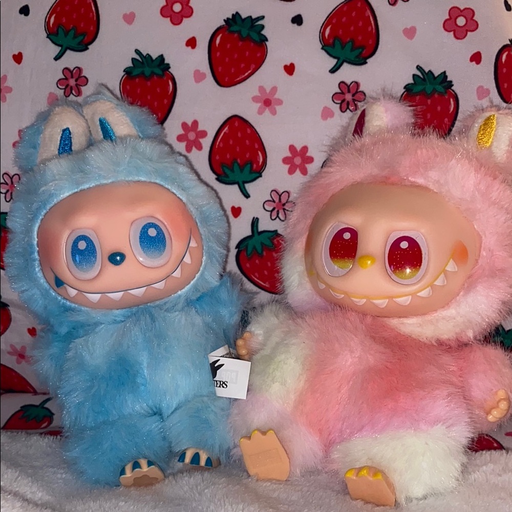 Adorable Blue and Pink Lafufu Monster Toys
